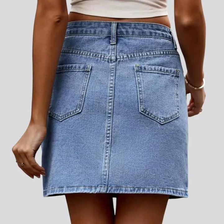 Mini jean shorts
 for women