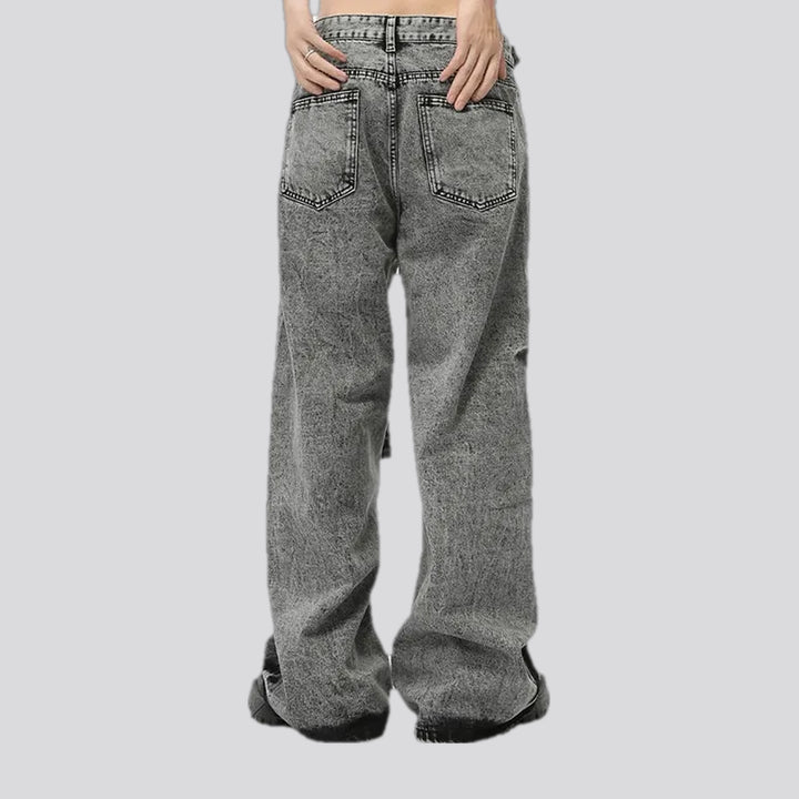 Vintage slouchy acid wash jeans for men