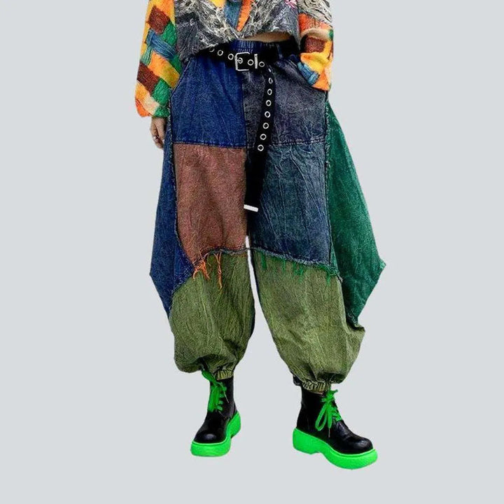 Vintage multi-color denim pants | Jeans4you.shop